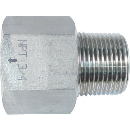ASOH ステンレス製 変換内外ソケット 外PT3/4×内NPT3/4 NF-8366 795-6827