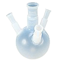 PFA丸底フラスコ 四つ口 500mL  1-6665-03