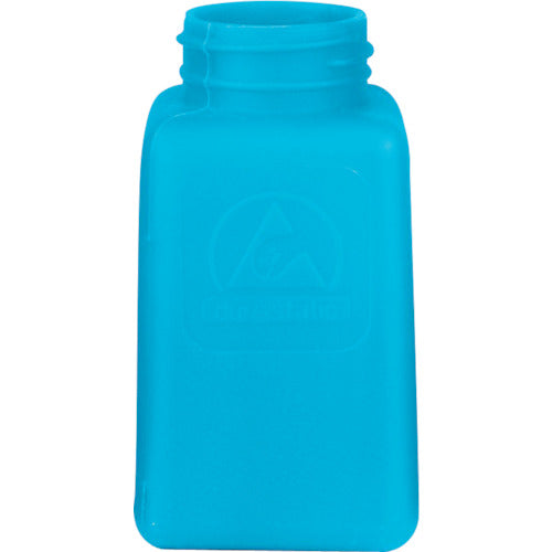 DESCO 静電気拡散性ボトル ボトルのみ 青 HDPE 180cc 111-4307