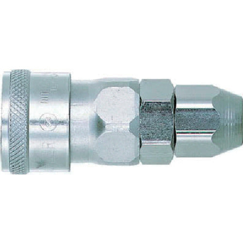 日東 金属カップリング ナットカプラ 鋼鉄製 相手側ホースサイズ11.0×16.0mm(04107) 110SN STEEL NBR 113-3349