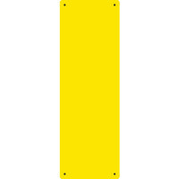 緑十字 スチール無地板 黄 スチール-6(黄) 360×120×0.8mm 平板 058062 114-0236