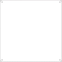 緑十字 スチール無地板 白 スチール-34(白) 300×300×0.5mm 普通山型 058341 114-0742