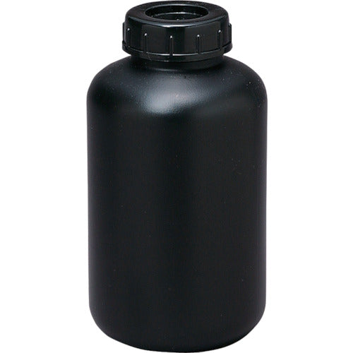 瑞穂 広口黒色瓶1L 0087BK 130-9806