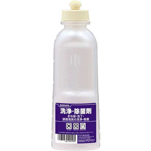 サラヤ 薬液専用詰替容器 スクイズボトル洗浄除菌剤共通用600ml 176-0495