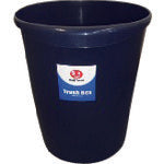ジョインテックス 830380持ち手付ゴミ箱丸型8.1L ブルー N151J-B 195-9998