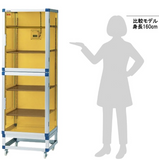 フロストドライデシケータJB（UVC&制電） 574×611×1765mm ステンレス棚板 U-JB-SSA 3-6754-02