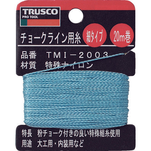 TRUSCO チョークライン用糸 細20m巻 253-3707