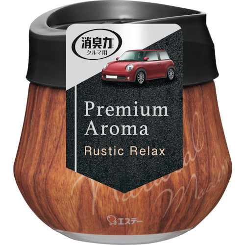 エステー クルマの消臭力 Premium Aroma ゲルタイプ ラスティックリラックス 267-6846