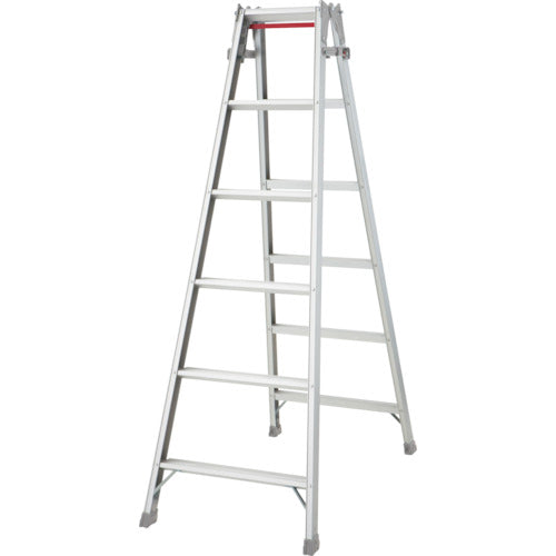 ハセガワ アルミはしご兼用脚立 標準タイプ ワンタッチバー RD型 4段(10262) 358-2572