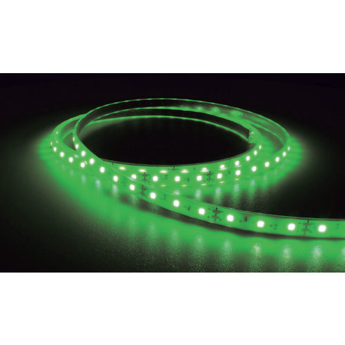 トライト LEDテープライト Viewdi Plus DC24V 16.6mmP 緑色 5m巻 368-5887