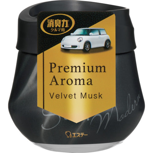 エステー クルマの消臭力 Premium Aroma ゲルタイプ ベルベットムスク 377-5813