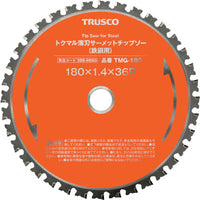 TRUSCO トクマル薄刃サーメットチップソー(鉄鋼用) Φ180 388-9890