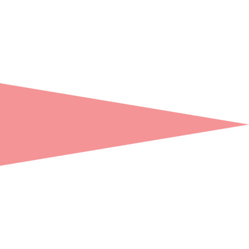 緑十字 マーキング用ステッカー(ゲージマーカーステッカー) 蛍光赤 マーキング-515KR 5×15mm三角 100枚組 エンビ 208706 815-1316