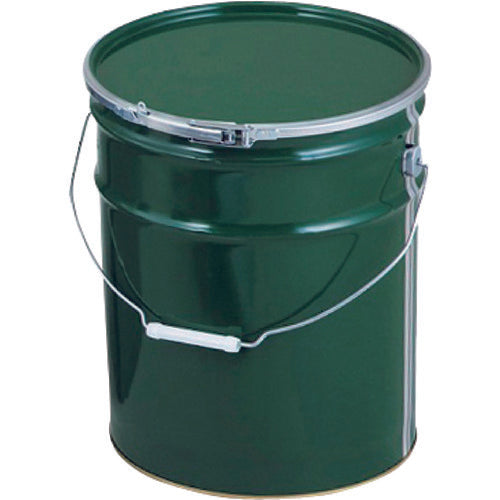AS 金属缶 ペール缶 20L 緑 1-1806-06 820-8267