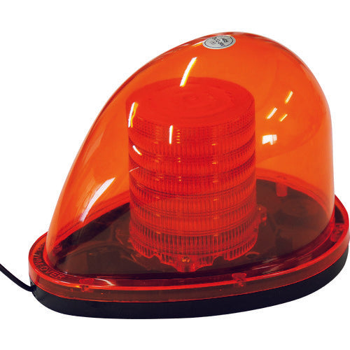 グリーンクロス LED流線型回転灯(橙)12V24V兼用 1108130506 850-0657