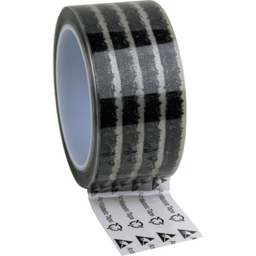 DESCO 静電気防止テープ マーク付き 51mmX65.8m 巻芯径76mm 859-0222