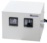 超高温油圧ハンドプレス MAX600℃ 30kN デジタルロードセル指示計、油圧計  HE6030-KH 4-1587-02