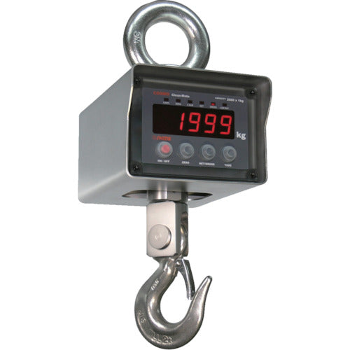 SHUZUI 防水吊秤 クリーンメイト 秤量0.5t 目量0.2kg 0.5SCS 460-3826