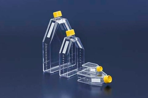 細胞培養フラスコ イエローキャップ トリプルバッグ包装 390150