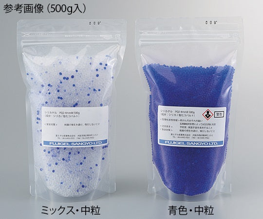 シリカゲルバルク 中粒 ミックス(白95%、青5%)3-8152-01