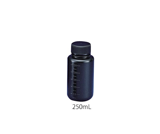 フッ素ガスコーティング容器(遮光タイプ) 250mL JFWB-250 3-8294-02
