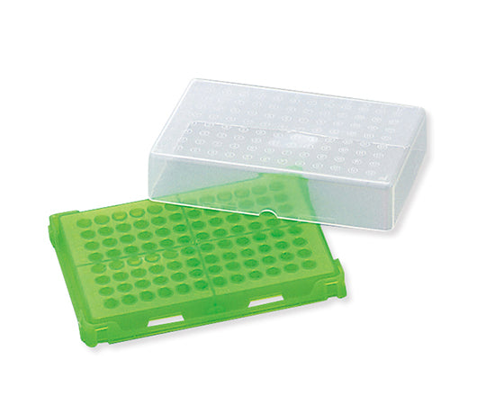 PCRラック 緑 本体×20個入 T328-96G 1-4309-03