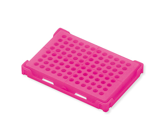 PCRラック ピンク 本体×20個入 T328-96P 1-4309-05