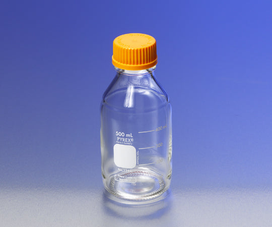 PYREX(R) メディウム瓶(オレンジキャップ付き) 透明 25mL 1395-25 1-4994-01