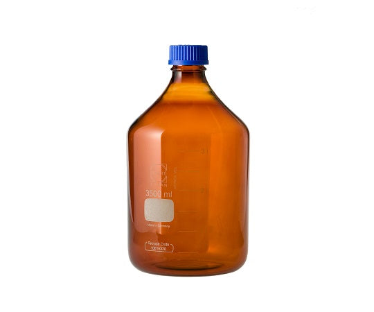 デュラン(R) ねじ口瓶丸型(茶褐色・017210) 3500mL  1-1961-11