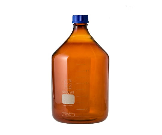 デュラン(R) ねじ口瓶丸型(茶褐色・017210) 5000mL  1-1961-12