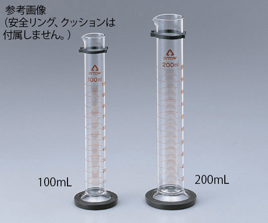 メスシリンダー(硬質ガラス) 2L  6-231-12