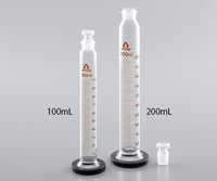 有栓メスシリンダー(硬質ガラス製) 500mL  6-234-08