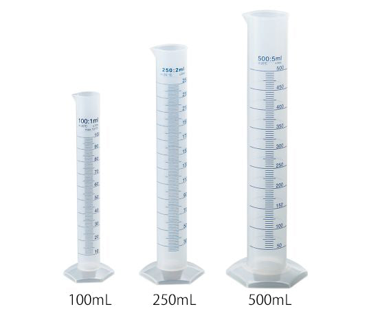 PPメスシリンダー 25mL  PPM25 3-522-02