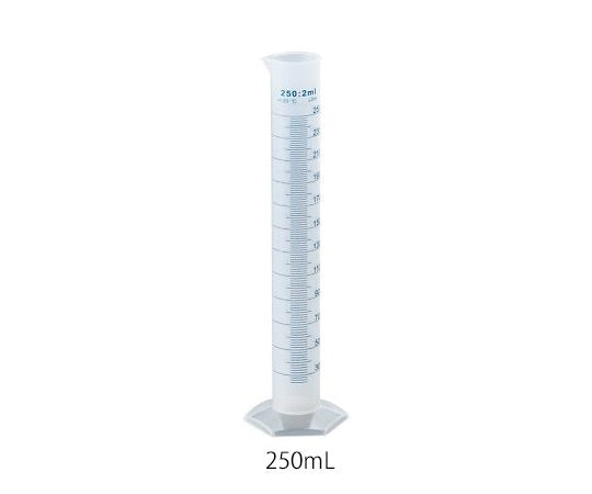PPメスシリンダー 250mL  PPM250 3-522-05
