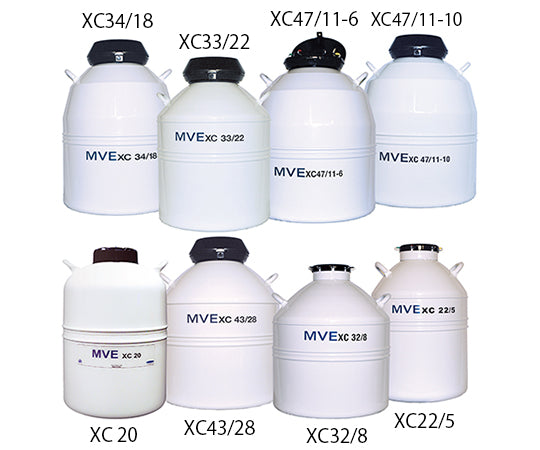 液体窒素保存容器 XCシリーズ XC47/11-10 MVE-10725435 2-5895-08