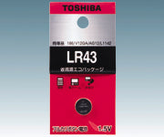 ボタン電池 LR43EC 1-6714-03