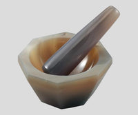 メノー乳鉢(深型) φ70×φ90×30mm 乳棒付き  2-888-04