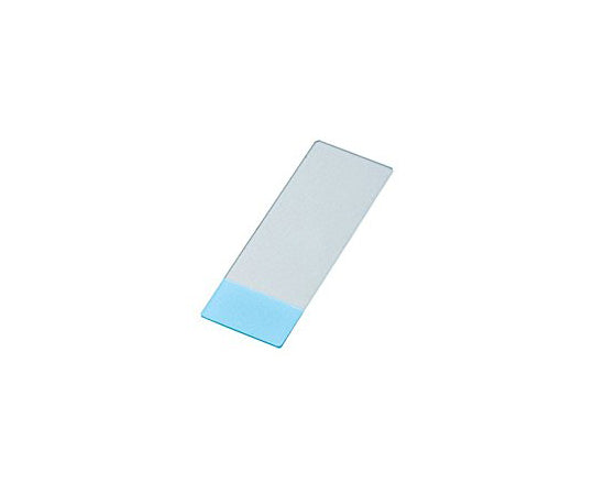 剥離防止コートスライドグラス(MAS-GP typeA) 26×15mm ブルー 100枚入 S9904 1-6376-04