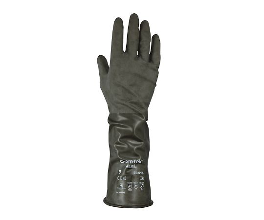 化学防護手袋(ブチルゴム) S  38-514 7-823-01