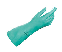 ニトリル手袋(滑止エンボス加工/内側綿加工仕上げ) S  4-834-03