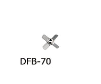 トルネード用撹拌羽根 角度付ファン(ボス付き) DFB-70 1-5505-06