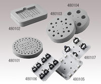 ボルテックスミキサー水平保持アタッチメント 1.5/20mLチューブ×12本 480105 1-2235-16
