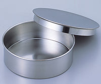ステンレスふるい φ200×60mm 蓋及び受器  5-3293-55