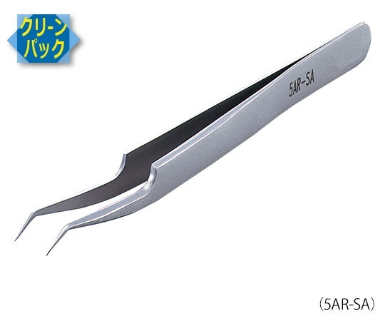 MEISTER ピンセット SA(耐酸鋼)製 クリーンパック No.5AR 5AR-SA 6-7905-43