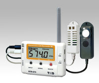 ワイヤレスデータロガー(子機)温度・湿度・照度・UV×各1ch RTR-574 1-3529-01