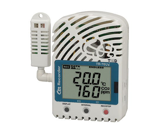 CO2濃度・温度・湿度データロガー TR-76Ui 61-8493-83