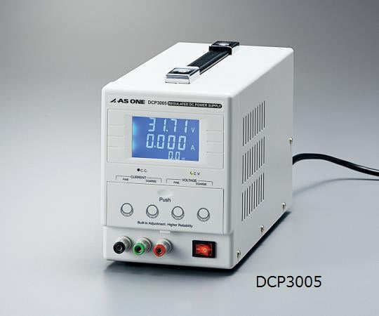 高性能直流安定化電源 出力電圧0～30V 出力電流0～5A 校正証明書付 DCP3005 3-6697-02-20