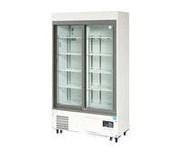 薬用冷蔵ショーケース 1200×450(500)×1917mm FMS-400GH 1-5460-35