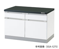 サイド実験台 木製タイプ (3000×750×800mm) SGA-3075 3-5813-28