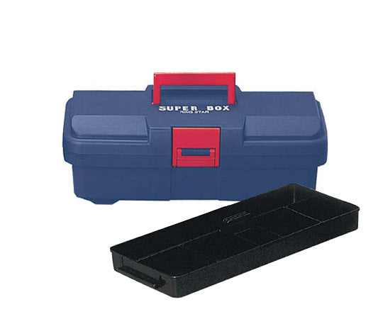 工具箱(スーパーボックス) 385×202×140mm ブルー SR-385-B 3-9363-01